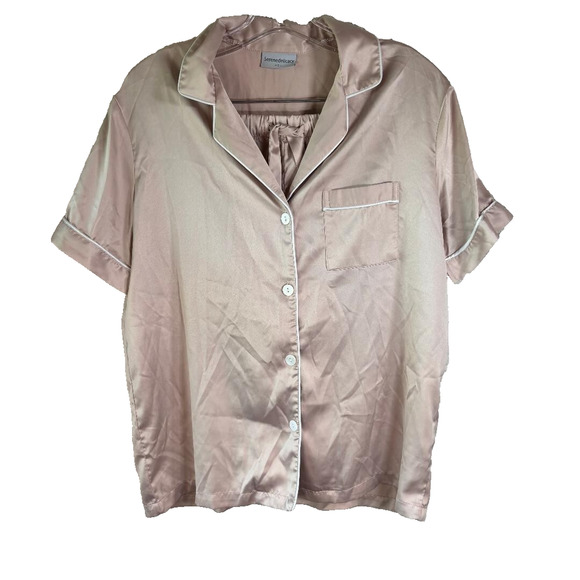 Serenedelicacy Shorts Pajama set Beige Size S - Picture 1 of 15